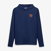 T-shirt à capuche manches longues pour homme johnnie-O Navy Chicago Bears Talon