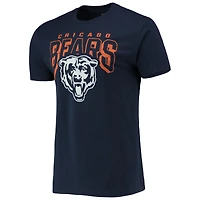 Men's Junk Food Navy Chicago Bears Bold Logo T-Shirt