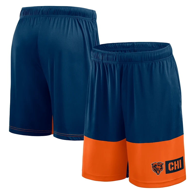 Men's Logo Athletic Navy Chicago Bears Best of the Shorts