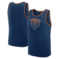 Men's Logo Athletic Navy Chicago Bears Unmatched Success Tank Top