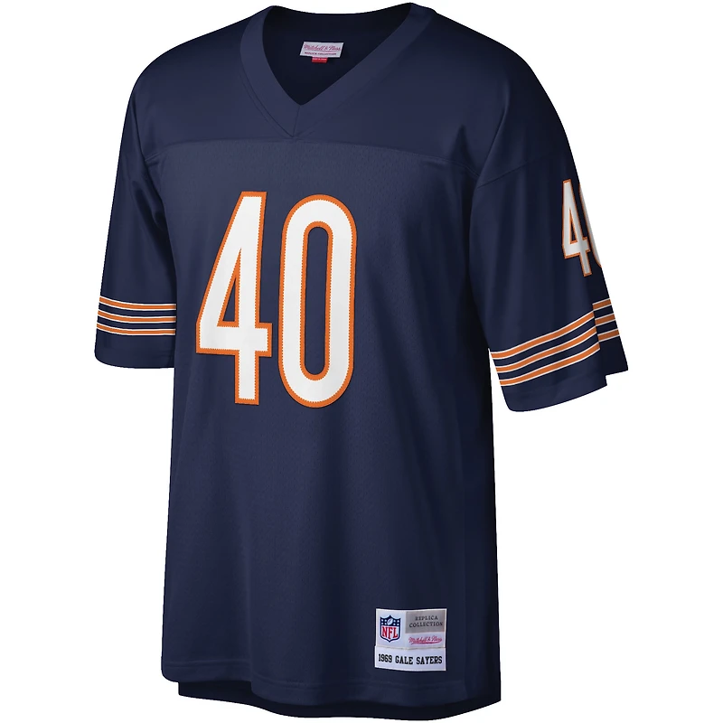 Men's Mitchell & Ness Gale Sayers Navy Chicago Bears Legacy Replica Jersey