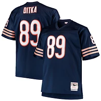Maillot de réplique joueur retraité Mitchell & Ness Mike Ditka Navy Chicago Bears Big Tall 1966 pour hommes