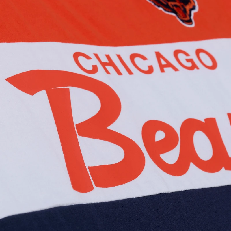 Débardeur homme Mitchell & Ness bleu marine/orange Chicago Bears Head Coach