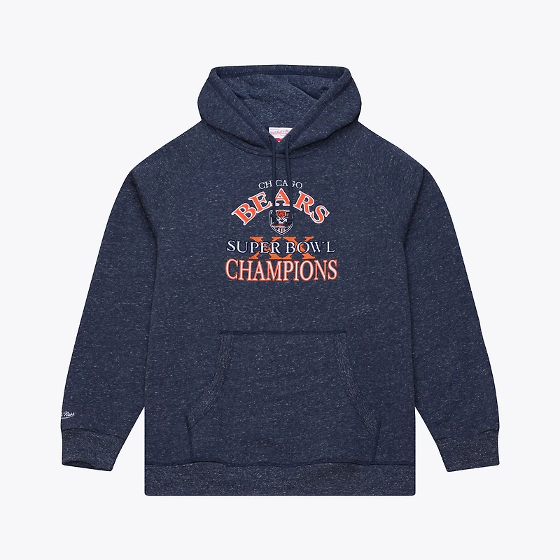 Men's Mitchell & Ness  Navy Chicago Bears 1985 Super Bowl Champions Winning Streak Hoodie