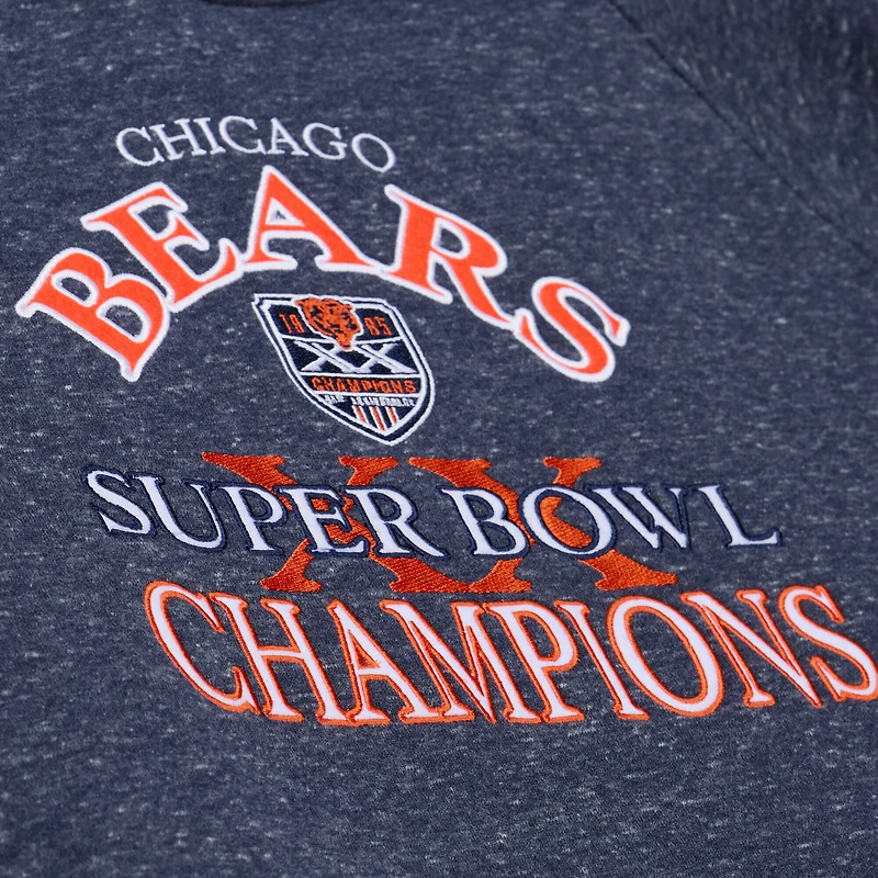 Men's Mitchell & Ness  Navy Chicago Bears 1985 Super Bowl Champions Winning Streak Hoodie