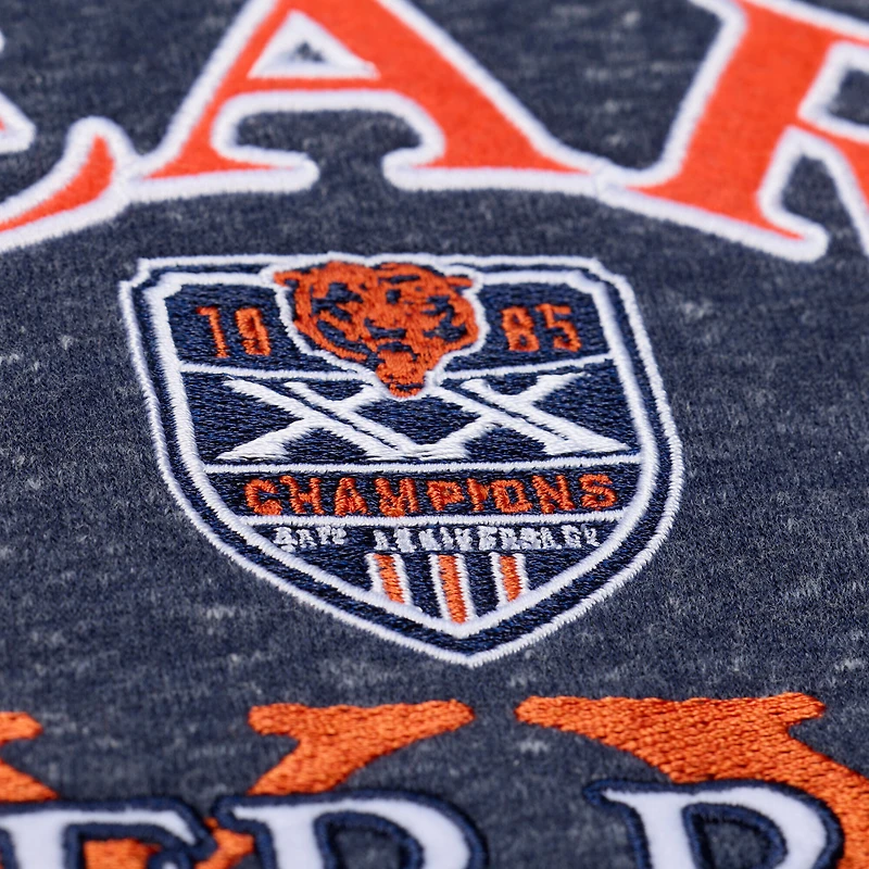 Men's Mitchell & Ness  Navy Chicago Bears 1985 Super Bowl Champions Winning Streak Hoodie