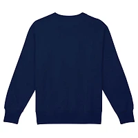 Men's Mitchell & Ness Navy Chicago Bears Basic Fleece Pullover Sweatshirt