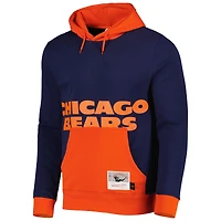 Chandail à capuchon pour homme Chicago Bears Big Face 5.0 bleu marine Mitchell & Ness