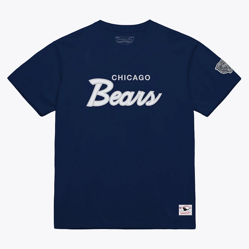 T-shirt classique Mitchell & Ness bleu marine pour homme