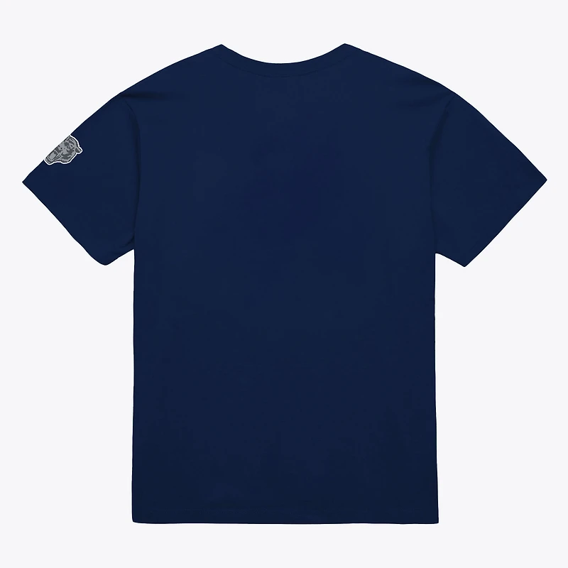 T-shirt classique Mitchell & Ness bleu marine pour homme, entraîneur-chef des Bears de Chicago
