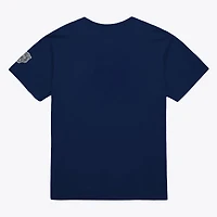 T-shirt classique Mitchell & Ness bleu marine pour homme, entraîneur-chef des Bears de Chicago