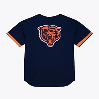 Men's Mitchell & Ness  Navy Chicago Bears Head Coach Mesh Full-Button Fashion Jersey