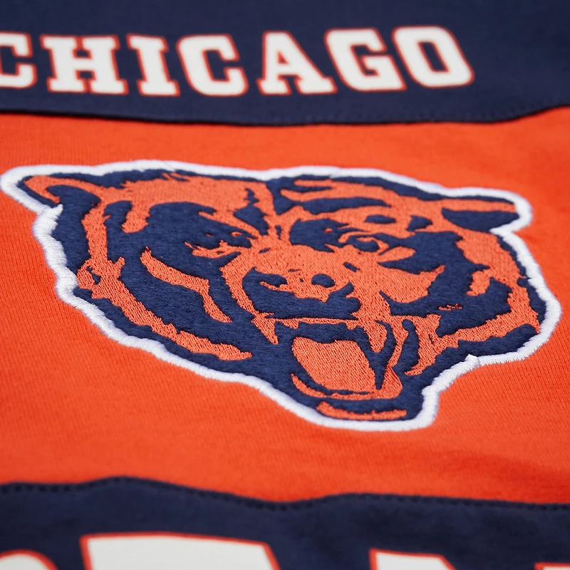 Men's Mitchell & Ness Navy Chicago Bears Retro Colorblock Tank Top