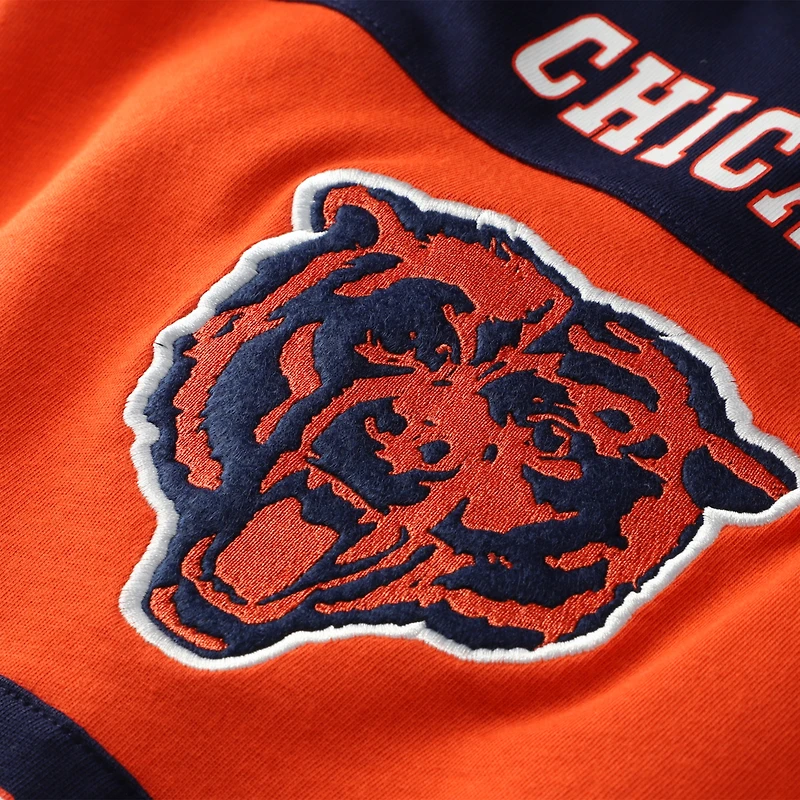 Men's Mitchell & Ness Navy Chicago Bears Retro Colorblock Tank Top