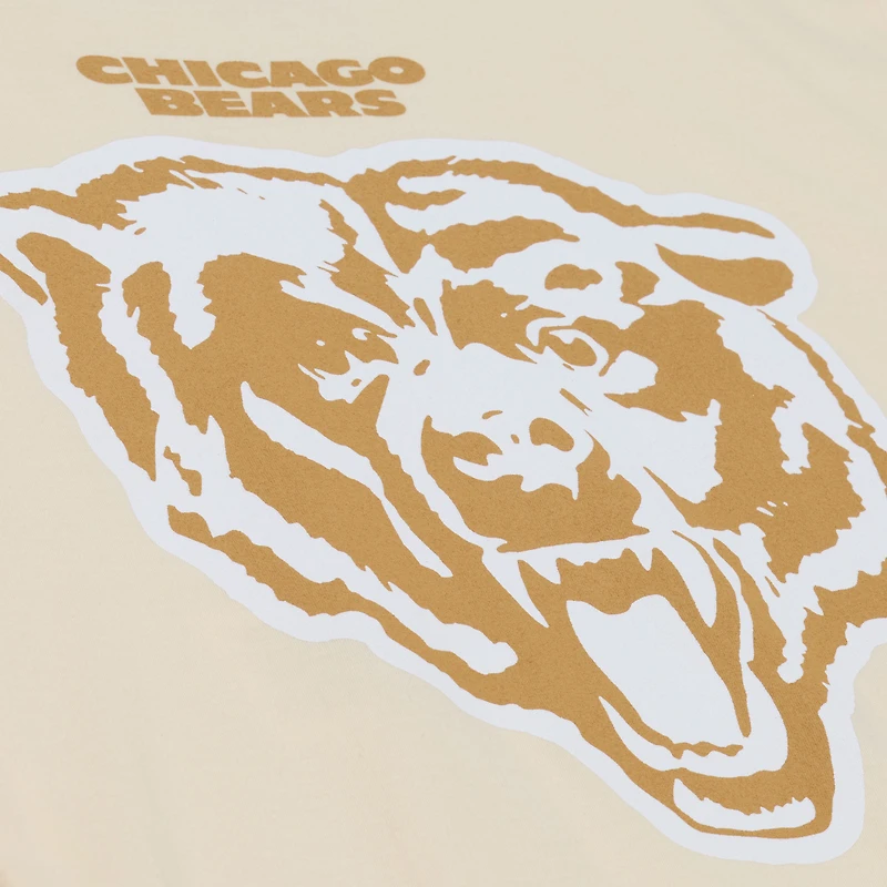 T-shirt Mitchell & Ness Walter Payton crème Chicago Bears Sandman avec nom et numéro pour homme
