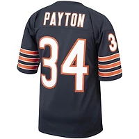 Maillot de joueur retraité authentique Throwback des Chicago Bears Mitchell & Ness Walter Payton bleu marine pour hommes