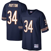 Men's Mitchell & Ness Walter Payton Navy Chicago Bears Big Tall 1985 Retired Player Replica Jersey