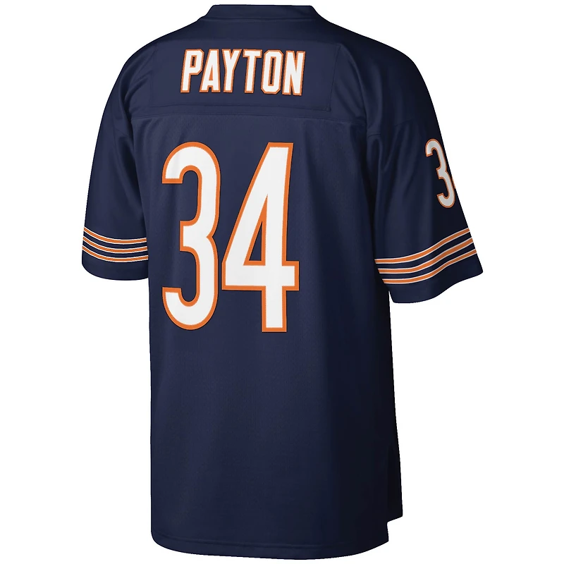 Maillot réplique Mitchell & Ness Walter Payton pour hommes, bleu marine, Chicago Bears Legacy Replica