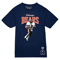 Men's Mitchell & Ness Walter Payton Navy Chicago Bears Sideline Retired Player T-Shirt