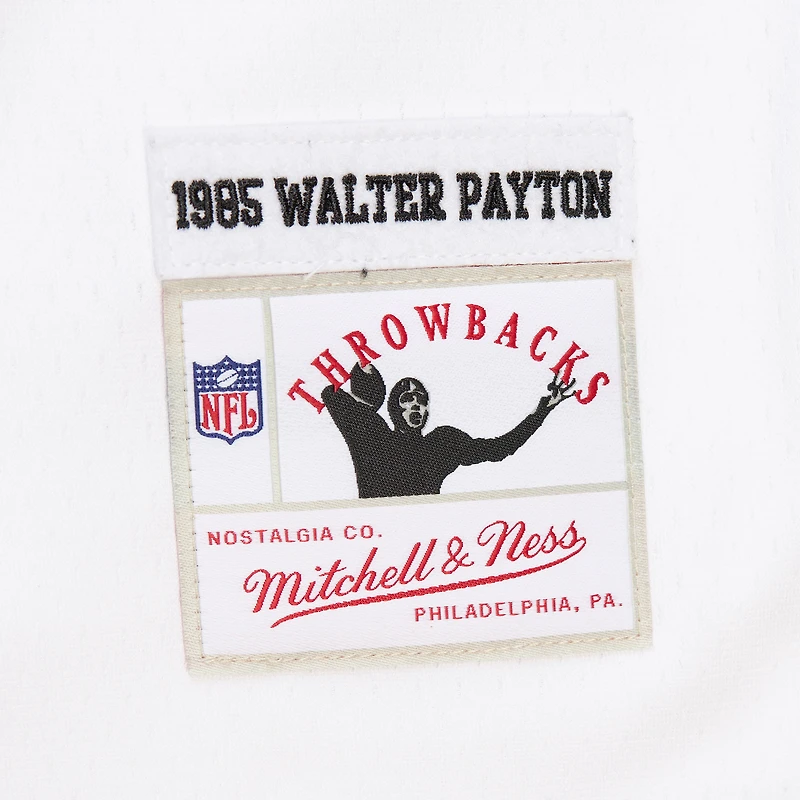 Sweat à capuche blanc pour homme Mitchell & Ness Walter Payton Chicago Bears avec nom et numéro de joueur Legacy Jersey
