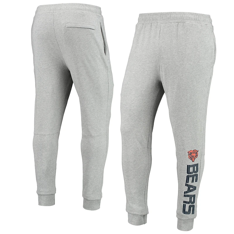 Pantalon de jogging Chicago Bears MSX by Michael Strahan gris chiné pour homme