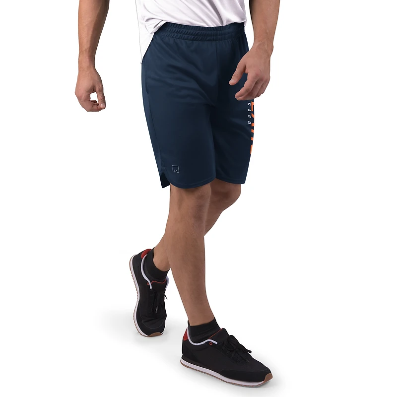 Men's MSX by Michael Strahan Navy Chicago Bears Mesh Shorts