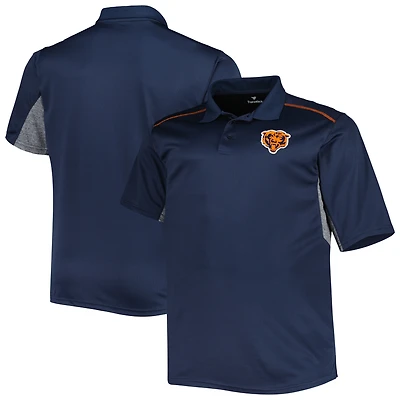 Polo Homme Bleu Marine Chicago Bears Big & Tall Team Color