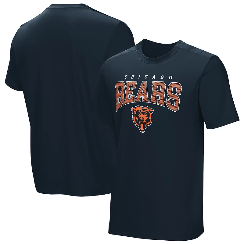 T-shirt adaptatif bleu marine pour hommes des Chicago Bears Home Team
