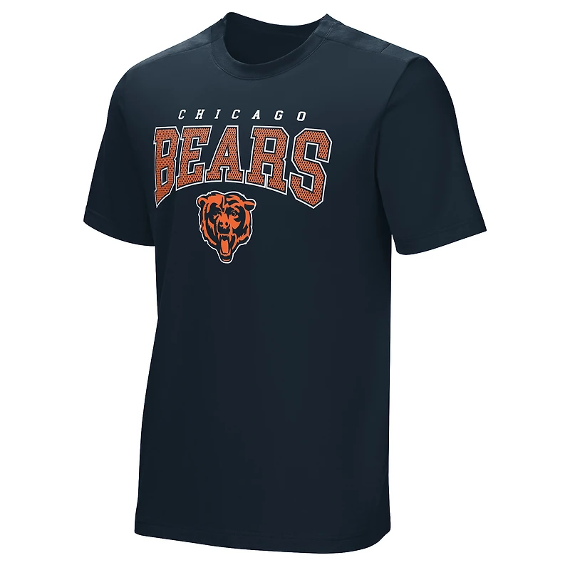 T-shirt adaptatif bleu marine pour hommes des Chicago Bears Home Team