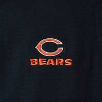 Men's Navy Chicago Bears Houston Fleece Full-Zip Vest