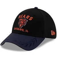 Men's New Era Black/Navy Chicago Bears 2025 NFL Draft 39THIRTY Flex Hat