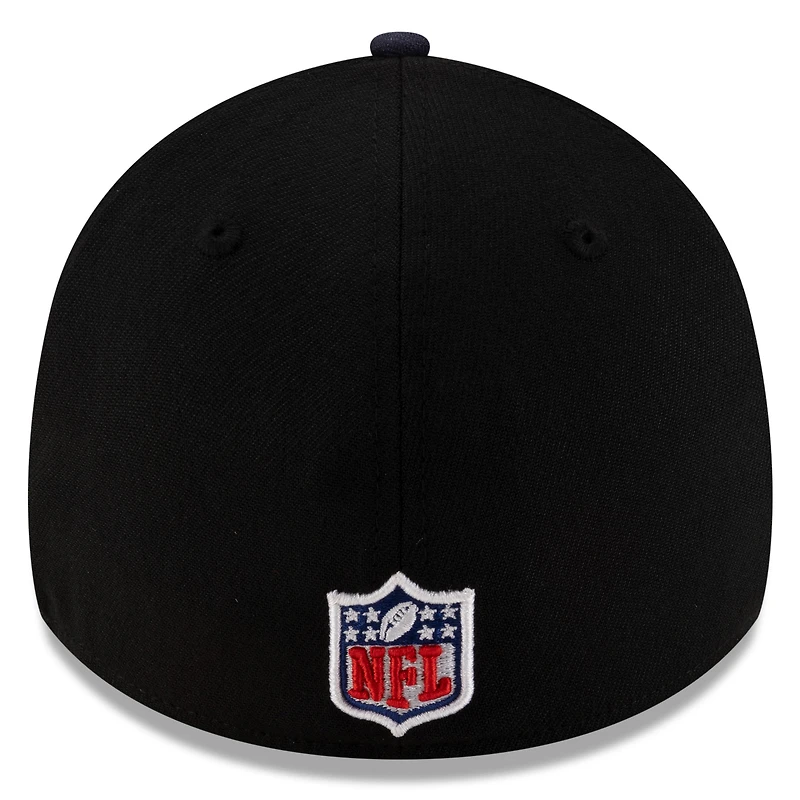 Men's New Era Black/Navy Chicago Bears 2025 NFL Draft 39THIRTY Flex Hat