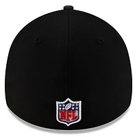 Men's New Era Black/Navy Chicago Bears 2025 NFL Draft 39THIRTY Flex Hat