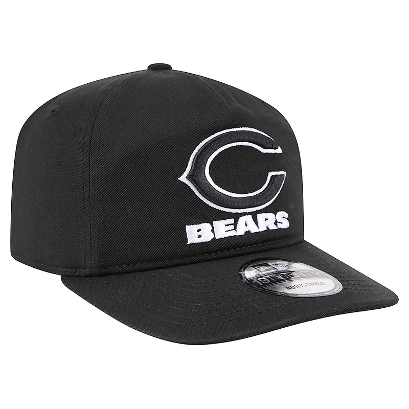 Men's New Era  Black/White Chicago Bears 19TWENTY Adjustable Hat