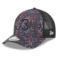 Casquette ajustable 9FORTY Crucial Catch 2025 NFL New Era noire des Chicago Bears pour homme