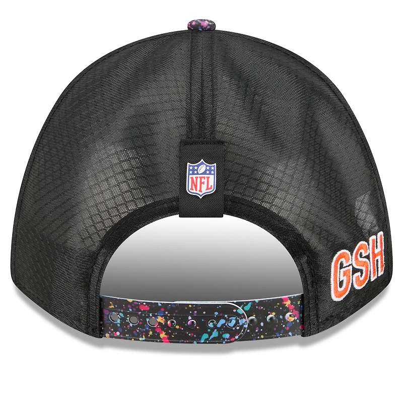 Men's New Era Black Chicago Bears 2025 NFL Crucial Catch 9FORTY Adjustable Hat