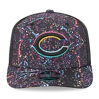 Casquette ajustable 9SEVENTY NFL Crucial Catch 2025 des Chicago Bears de New Era pour homme, noire