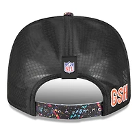 Casquette ajustable 9SEVENTY NFL Crucial Catch 2025 des Chicago Bears de New Era pour homme, noire