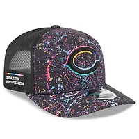 Casquette ajustable 9SEVENTY NFL Crucial Catch 2025 des Chicago Bears de New Era pour homme, noire