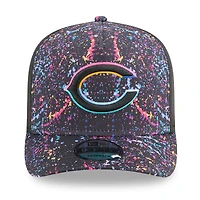 Men's New Era  Black Chicago Bears 2025 NFL Crucial Catch A-Frame 9FIFTY Snapback Hat
