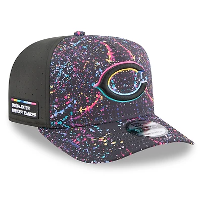 Men's New Era  Black Chicago Bears 2025 NFL Crucial Catch A-Frame 9FIFTY Snapback Hat