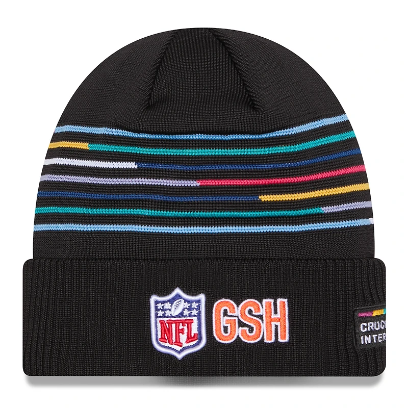 Bonnet à revers NFL Crucial Catch 2025 des Chicago Bears de New Era pour homme, noir