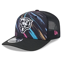 Men's New Era Black Chicago Bears 2026 NFL Crucial Catch 9SEVENTY Adjustable Trucker Hat