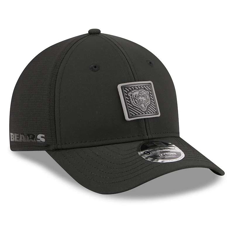 Men's New Era Black Chicago Bears 2026 NFL Training Camp 9FORTY Adjustable Hat