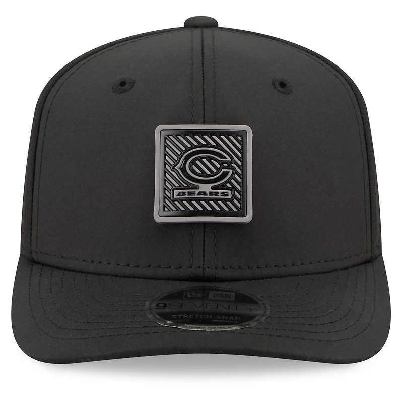 Men's New Era Black Chicago Bears 2026 NFL Training Camp 9SEVENTY Adjustable Hat