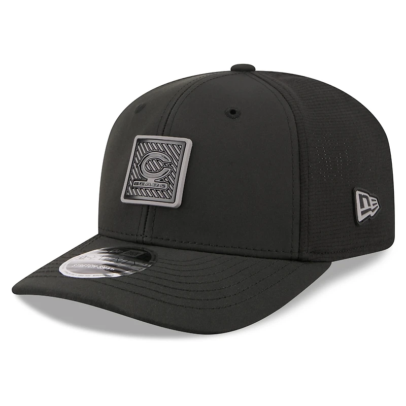 Casquette ajustable New Era noire Chicago Bears 2026 NFL Training Camp 9SEVENTY pour homme