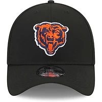 Men's New Era Black Chicago Bears Alternate Logo Main 39THIRTY Flex Hat