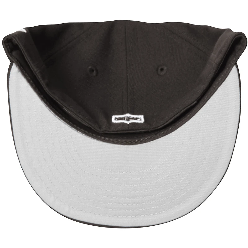 Casquette ajustée New Era Chicago Bears B-Dub 59FIFTY noire pour homme