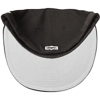 Casquette ajustée New Era Chicago Bears B-Dub 59FIFTY noire pour homme