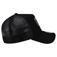 Men's New Era Black Chicago Bears City Script 9FORTY A-Frame Adjustable Hat